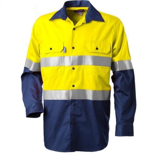 Picture of Tru Workwear, Shirt, Long Sleeve, Light Cotton Drill, 3M Tape, H Vents
